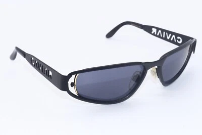 NEW CAVIAR M 7806 C 35 BLACK GOLD AUTHENTIC FRAMES SUNGLASSES 58-13 - Image 1 of 4