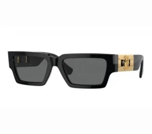 Occhiali da sole Versace autentici usati VE4459 GB187 lenti nero grigio scuro - Foto 1 di 9
