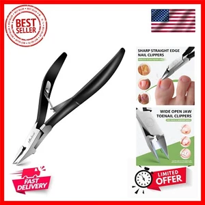 Toenail Clippers Straight Blade for Thick Toenails and Ingrown Nails, Profess... - Picture 1 of 9