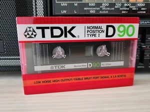 TDK D 90 min Blank Audio Cassette - Imagen 1 de 2