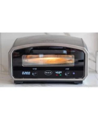 RGV Forno pizza elettrico Vulcano Piatto Girevole Apertura a Slitta Temp 450° - Immagine 1 di 4