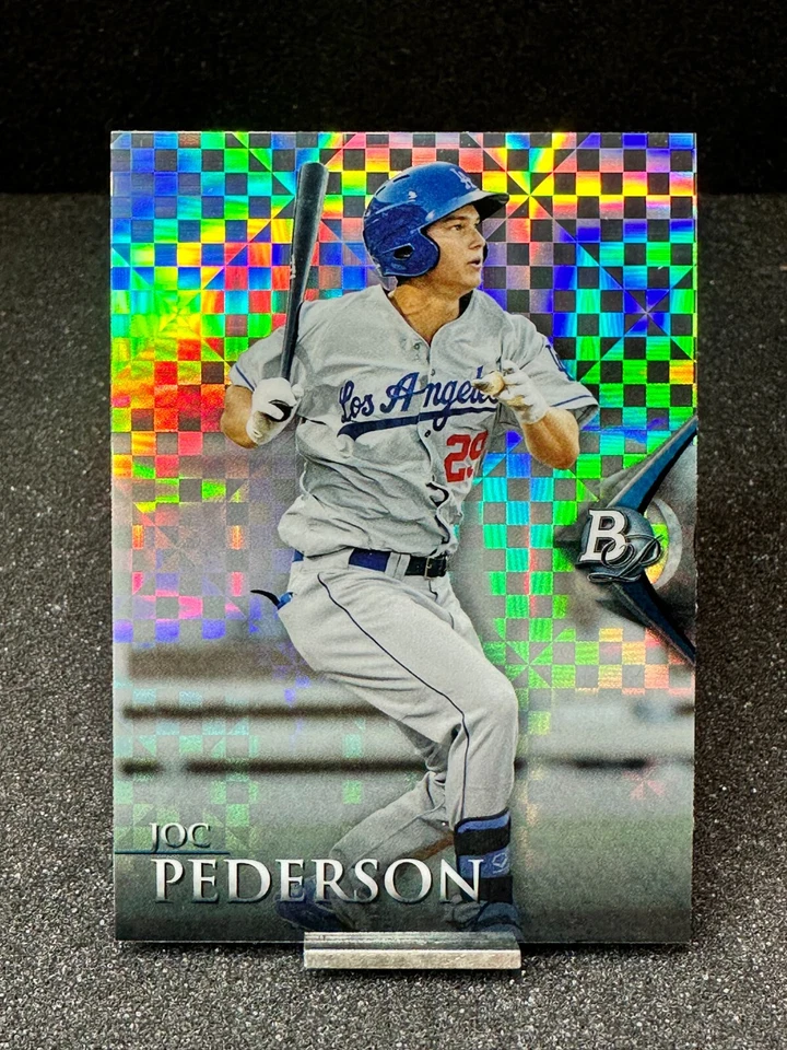 2014 Bowman Platinum Prospect  JOC PEDERSON  #BPCP19  Chrome X-Fractor - Image 1 of 2
