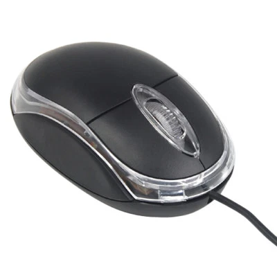 Wired USB Optical Mouse for PC Laptop Computer Scroll Wheel LED Lights Gaming - Image 1 of 4