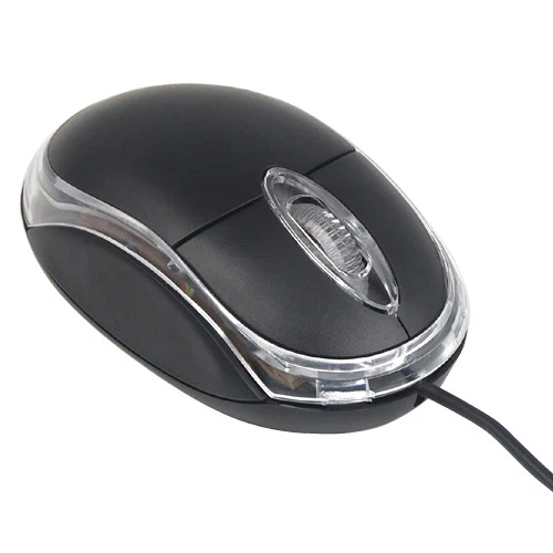 Wired USB Optical Mouse for PC Laptop Computer Scroll Wheel LED Lights Gaming - Image 1 of 4