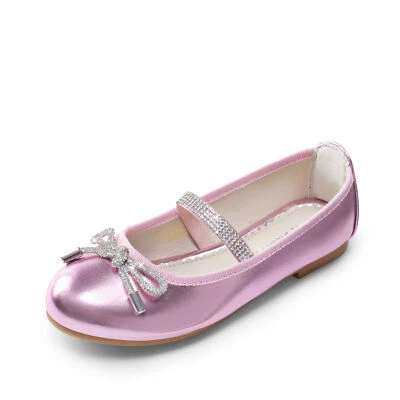 Baby Girls Ballet Flats Shoes Toddlers Slip On Party Wedding Shoes Dress Shoes - Image 1 of 4