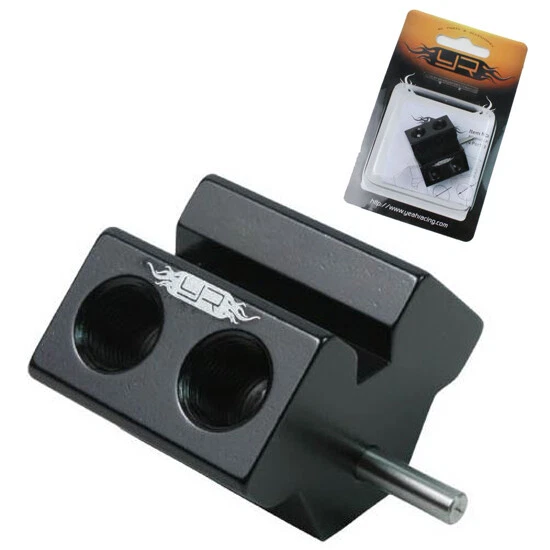 Yeah Racing YA-0273BK Black Aluminum 4 Port Glow Plug Protector For Turbo Plug - Image 1 of 1