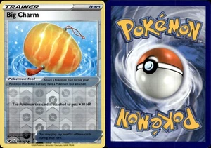 Pokemon TCG Big Charm Sword & Shield Base Set 158/202 Reverse Holo Uncommon NM - Picture 1 of 1