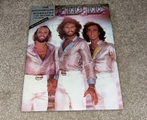 Bee Gees: The Authorized Biography - Paperback W/ POSTER 1979 disco pop vintage - Picture 1 of 3