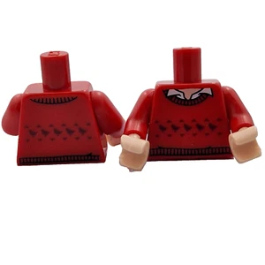 Lego Minifig 1x Torso Dick Grayson 973pb2569c01 rot red - Picture 1 of 1