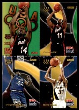 1996-97 SkyBox USA Quads Glenn Robinson/Karl Malone/Shaquille O'Neal/Reggie