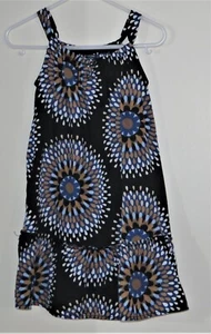 babyGAP Size 3 Years Geometric Multi-Color Sleeveless Jumper Dress - Foto 1 di 2