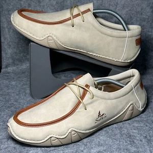 Salkin USA Leather Italian Walking Shoes - Size 14 (EU 48) - Lace Up Loafer - Picture 1 of 9