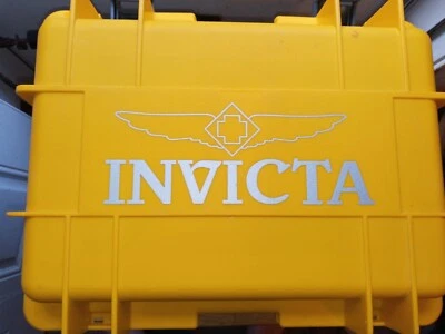 Invicta Original Yellow 8-Slot Watch Dive Hard Impact Case - Image 1 of 4