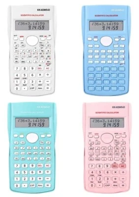 SCIENTIFIC CALCULATOR ELECTRONIC 82MS DIGITS SCHOOL EXAMS WORK OFFICE HOME - Image 1 of 4