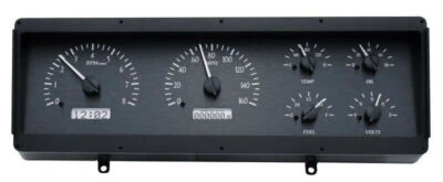 Dakota Digital 78 - 88 Olds Cutlass Analog Gauge Kit Black White VHX-78O-CUT-K-W - Image 1 of 4