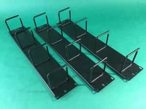 HUBBELL HC219MS3N NEXTFRAME HORIZONTAL CABLE MANAGEMENT PANEL 2U LOT OF 14 - Picture 1 of 4
