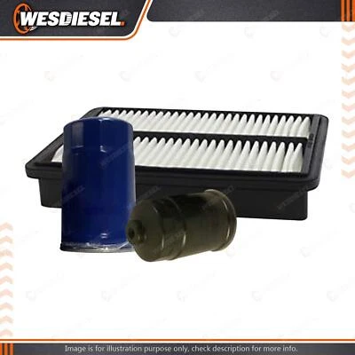 Wesfil Oil Air Fuel Filter Service Kit fits Hyundai Tucson 2.0L CRDi 01/06-01/10 - image 1 of 2
