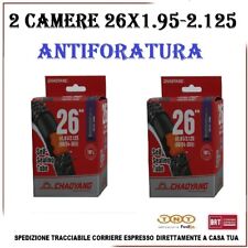 Coppia Camera D'aria MTB Antiforatura 26x1.95-2.125 Autosigillante Bici Presta