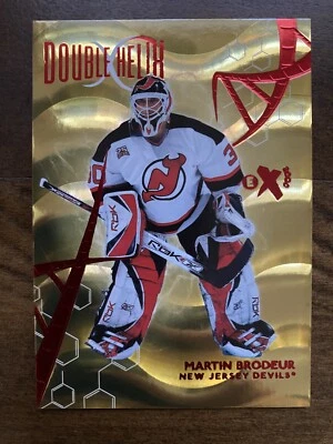 Martin Brodeur Double Helix 2023-24 NHL Skybox EX-2000 Hockey #DH-5 Devils SSP - Image 1 of 3