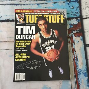 Tuff Stuff Magazine Price Guide Jan 1998 Tim Duncan Sport Cards & Collectibles