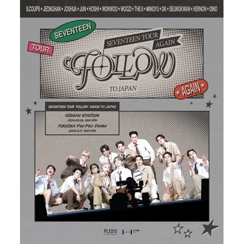 Seventeen Tour Follow Again To Japan 6 Dvd+13 Postcards+photobook+case 2025 - Image 1 of 4