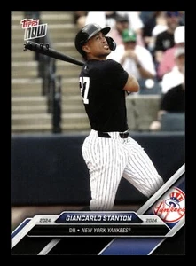 GIANCARLO STANTON 2024 Topps NOW ROAD TO OPENING DAY YANKEES BLACK 34/99 OD-29 - Picture 1 of 2