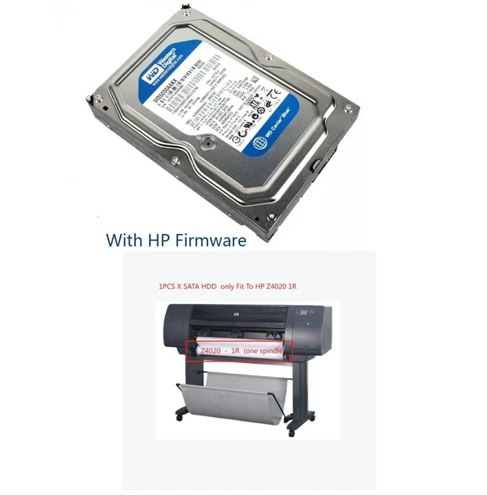 M767-60008 Hard Drive Disk For HP  DJ Z4020 4020PS Z4520 PS CM767-60003 SATA HDD - Image 1 of 4