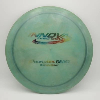 Innova PFN Champion Beast PEARLY 175g Green Disc Golf Distance Driver OOP RARE - Image 1 of 2