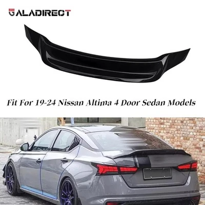 Alerón trasero estilo R Duckbill negro brillante para Nissan Altima 2019-24 Foto 1 de 4