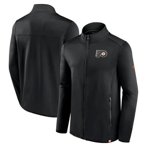 Fanatics schwarze Philadelphia Flyers Authentic Pro Herrenjacke mit durchgehendem Reißverschluss - Bild 1 von 3