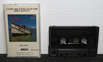 JIMMY BUFFETT LIVING & DYING IN 3/4 TIME CASSETTE TAPE TESTED Foto 1 de 2