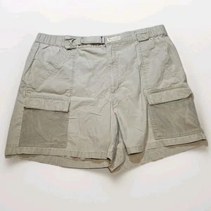 Columbia PFG Mesh Pocket Cargo Wandershorts beige Herren XL Schrittlänge 5,5" Gürtel - Bild 1 von 13