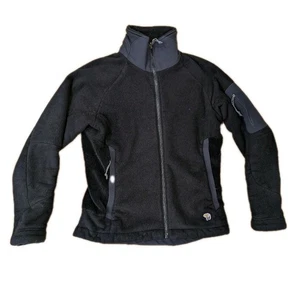Chaqueta Mountain Hardwear Mujer X-Pequeña Negra Cremallera Completa Vellón Suave - Imagen 1 de 4
