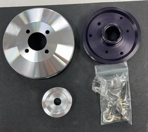 March Performance 4.6L Ford Pulley Kits for 1996-2000 MUSTANG LWP 1175-08 Custom - Picture 1 of 6