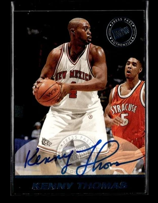 Autógrafos 1999 Press Pass SE #NNO Kenny Thomas - Imagem 1 de 2