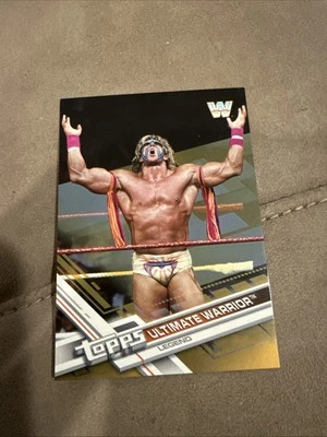 2017 Topps WWE Ultimate Warrior Gold /10 - Image 1 of 2