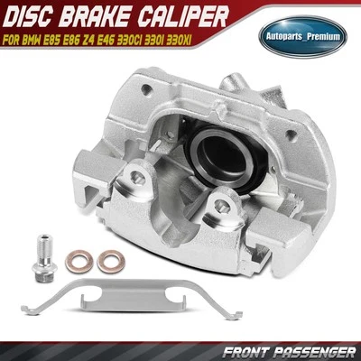 Pinza de freno de pasajero delantero con soporte para BMW E85 E86 Z4 E46 330Ci 330i 330xi Foto 1 de 4