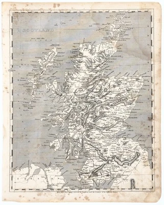 1802  SCOTLAND Map ORIGINAL - ARROWSMITH - Aberdeen - Glasgow - Orkney Isles - Image 1 of 3