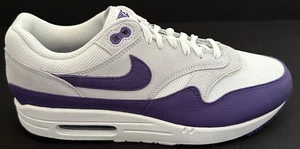 Nike Air Max 1 SC Field Purple White Gray Men Sz 8.5 New Rare DZ4549-101 - Picture 1 of 5
