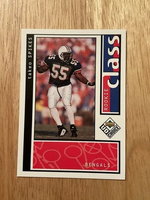 1998 Upper Deck UD Choice          Takeo Spikes            # 219           RC - Image 1 of 2