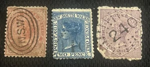 NEUE BRIEFMARKEN SÜDWALES. ANTIKES 3er SET - Bild 1 von 2