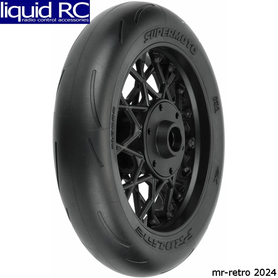 Pro-Line 1022210 1/4 Supermoto Tire Front mounted Black Wheel: PM-MX - Image 1 of 1