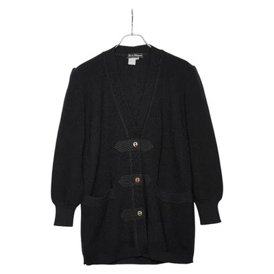 Salvatore Ferragamo Varabotan Cardigan Size: S Women 【Used】 - Image 1 of 4