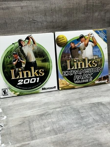 Microsoft Links 2001 PC Spiel + Expansion Pack Vol 2 Golf Simulation komplett - Bild 1 von 6
