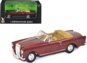 1961 Bentley Continental S2 Park Ward DHC Convertible Burgundy 1/43 Diecast Car - Picture 1 of 2