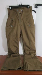 BONFIRE~Brown DRYLEVEL 3 TAILORED FIT SNOWBOARD / SNOW SKI PANTS~Women's Medium - Picture 1 of 8
