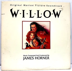 James Horner Willow Soundtrack 1988 Vinyl Virgin Records 1st Press Val Kilmer - Imagen 1 de 8