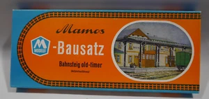 Mamos Bausatz   3/30 Bahnsteig old-Timer (Vollplastausführung) ungeöffnette OVP - Picture 1 of 2