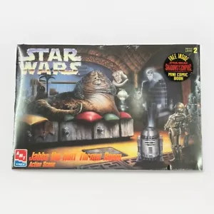 Star Wars Jabba The Hutt Sala del Trono Action Scene Model Kit 1995 AMT-Ertl Sigillato - Foto 1 di 4