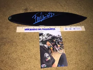FREDERICO MORAIS SIGNED AUTOGRAPHED CUSTOM BLACK 15 1/2" SURFBOARD-PROOF-COA - Picture 1 of 5